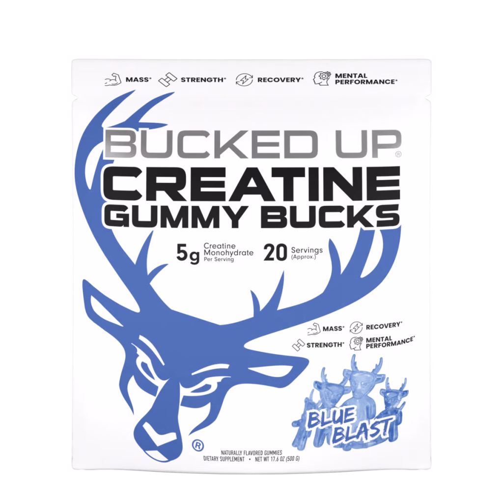 BUCKED UP CREATINE GUMMY BUCKS- BLUE BLAST